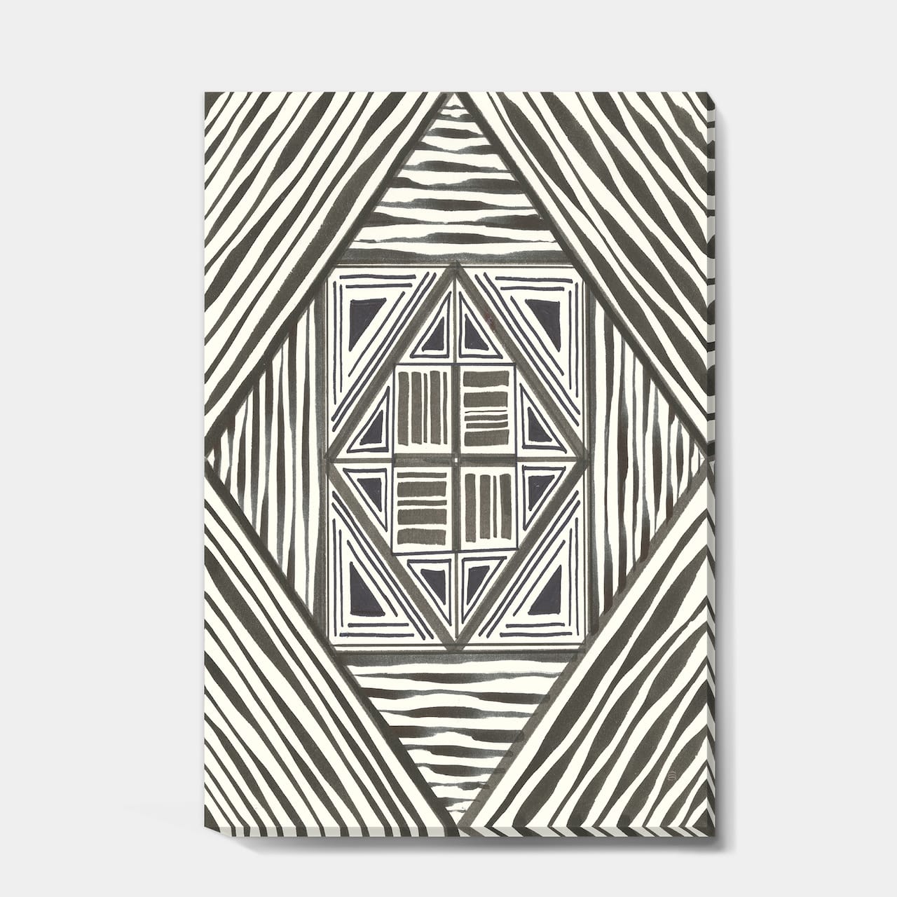 Designart - Minimalist Graphics II - Transitional Gallery-wrapped Canvas